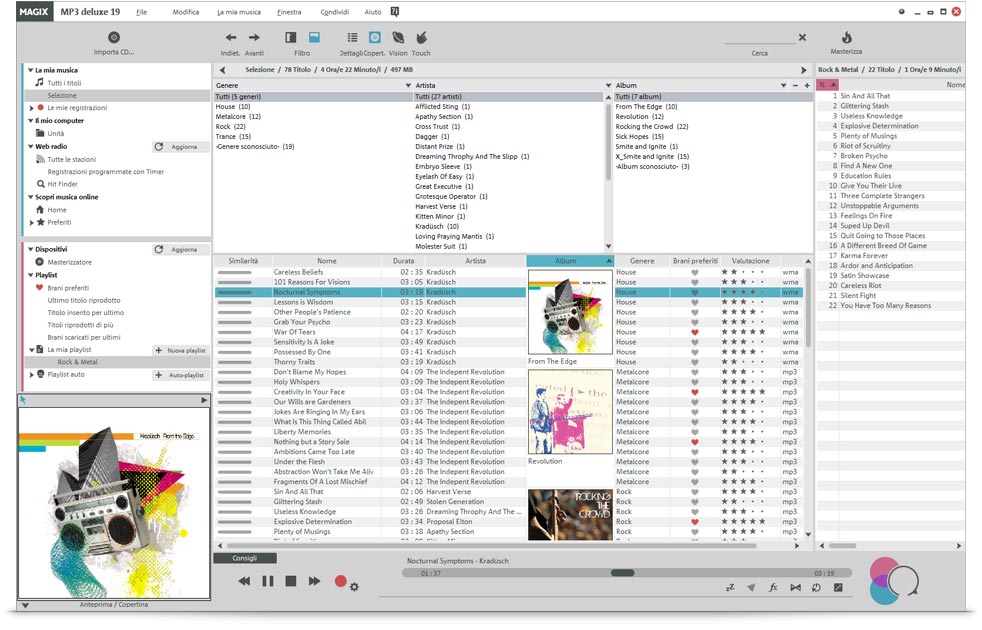 MP3 deluxe MX Screenshot