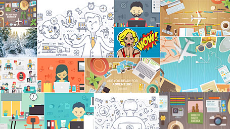 Ilustraciones de archivo gratuitas Ilustraciones de archivo gratuitas