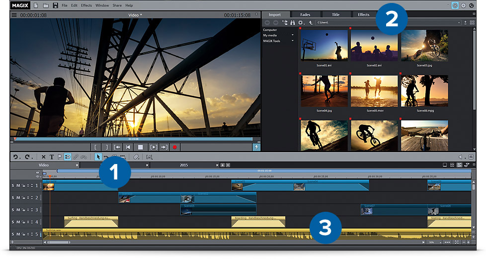 Magix Movie Edit Pro 2016 Premium 15.0.0.90