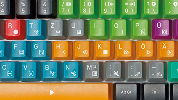 Farbige Hotkeys