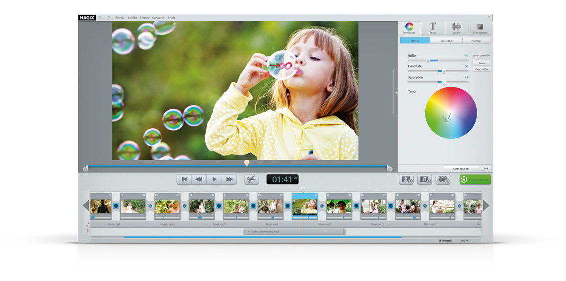Transforma tus momentos más especiales en inolvidables vídeos.