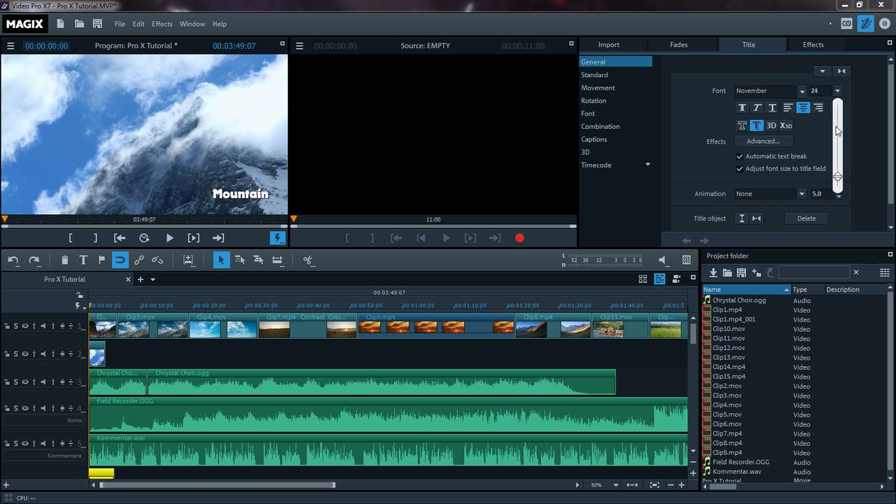 Magix Video Pro X Русификатор