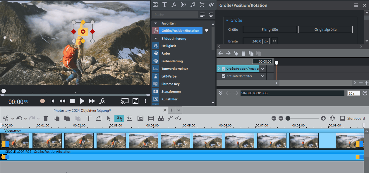Objektverfolgung Benutzerhandbuch