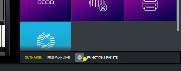 Im Store kannst du dir jetzt deine Funktionen, Sounds & Instrumente aussuchen Im Store kannst du dir jetzt deine Funktionen, Sounds & Instrumente aussuchen