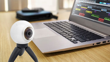 360° Rohmaterial importieren