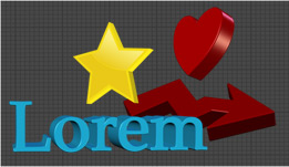Überschriften, Logos & Formen