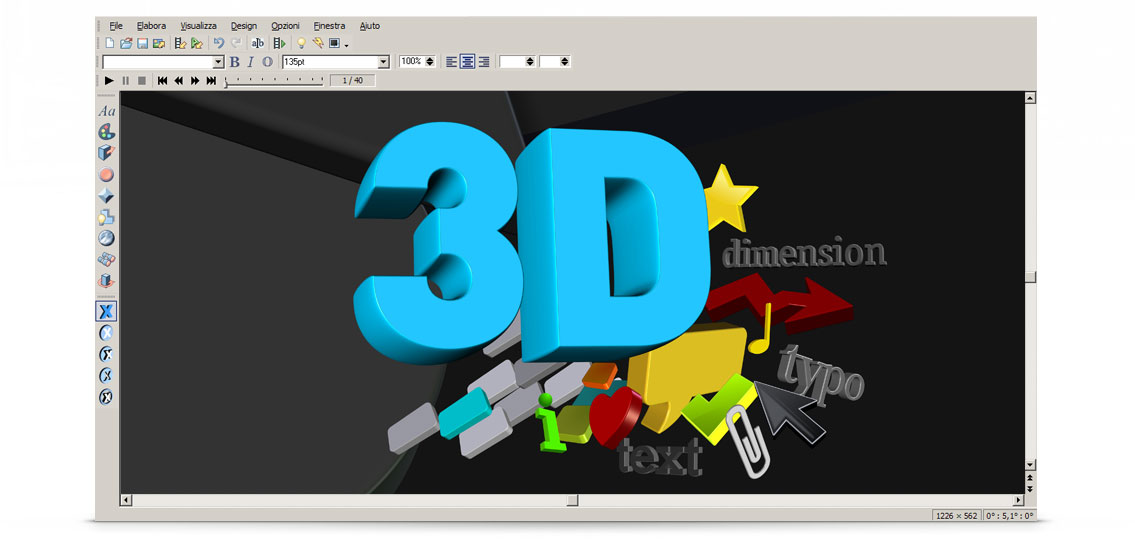 3D per loghi, siti web, video e molto altro