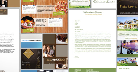 A wide range of design template sets