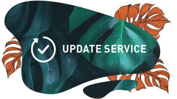 Cutting edge today. Cutting edge tomorrow. Update Service. Cutting edge today. Cutting edge tomorrow. Update Service.