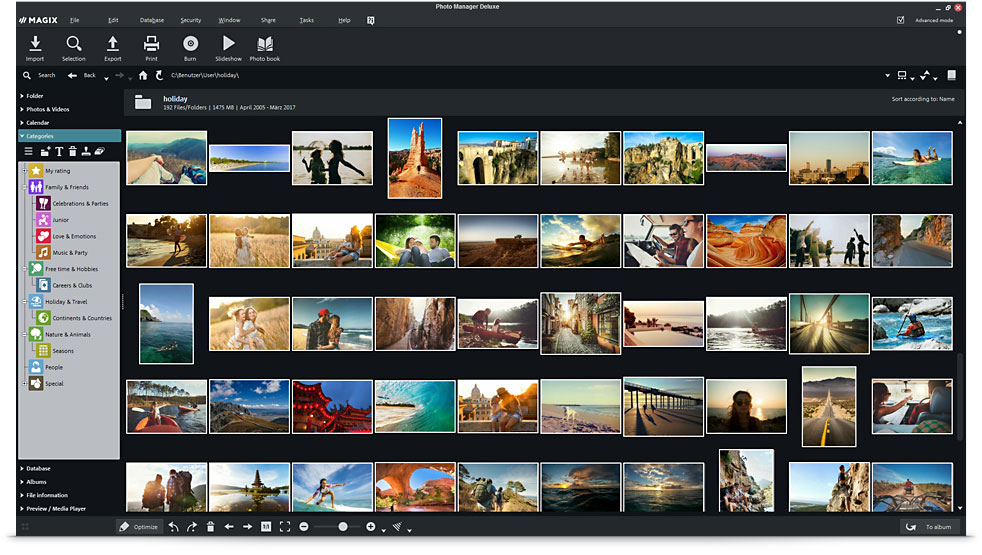 Magix photo manager