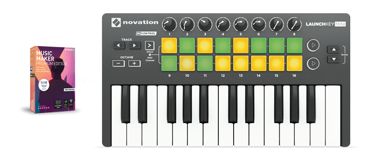 Music Maker Performer Edition. Fits into any backpack. And surpasses ordinary music programs.