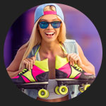 Veronica, rollerskate graag Veronica, rollerskate graag