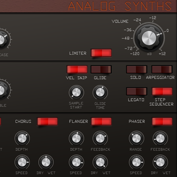 Analog synths