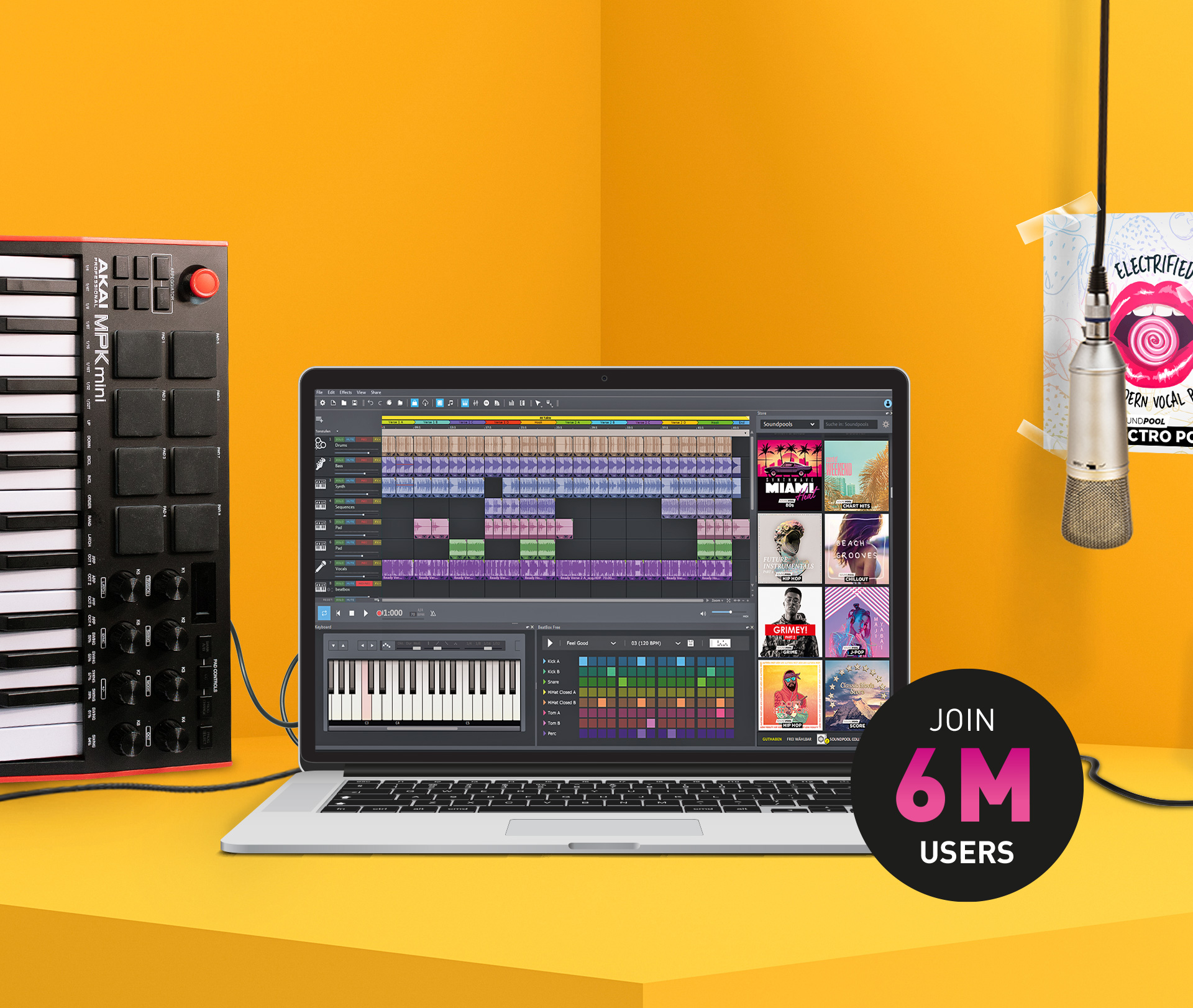Music Maker Kostenlose Song  & Beat Software für Alle