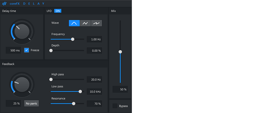Delay coreFX