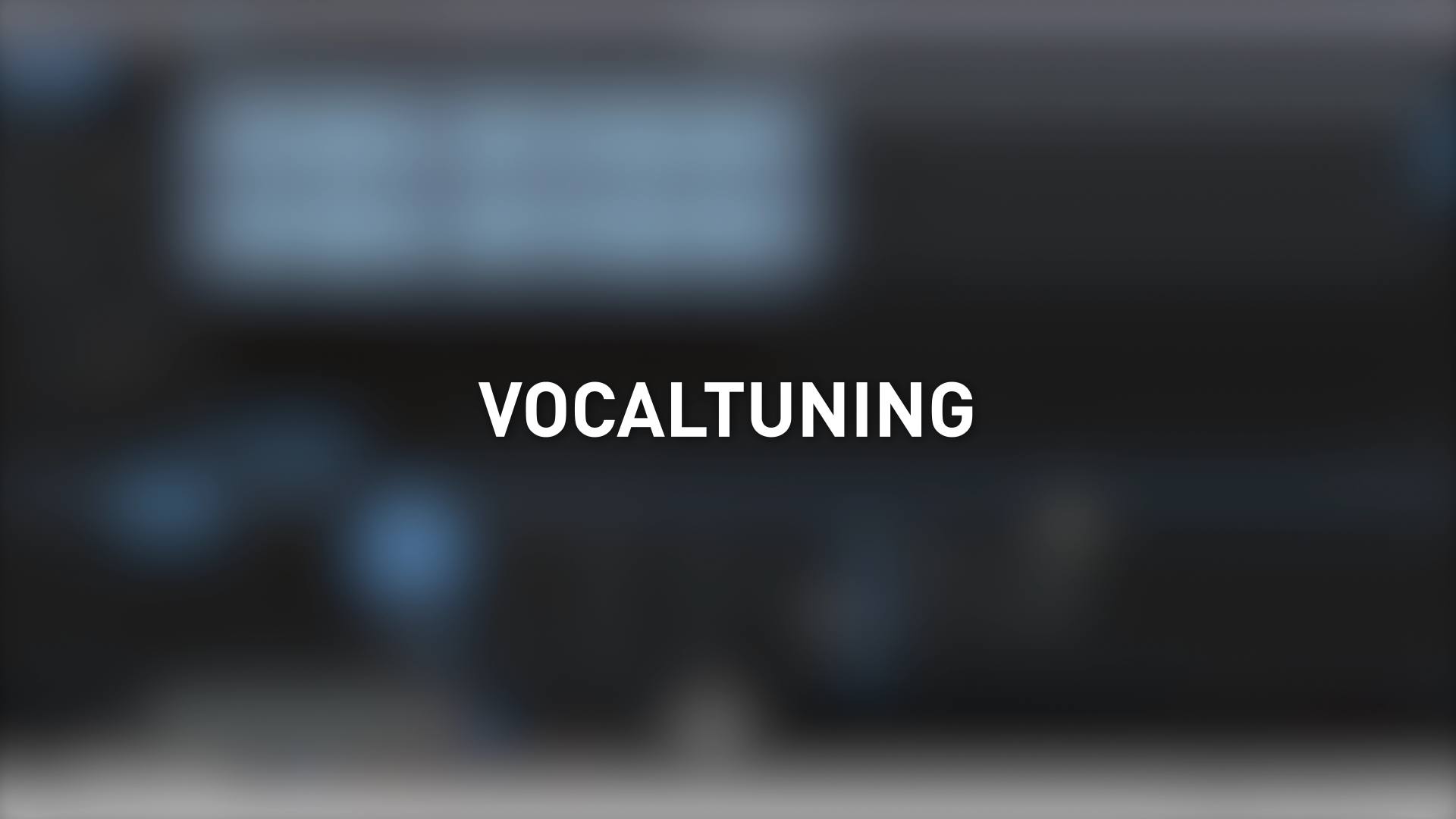 Vocal tuning