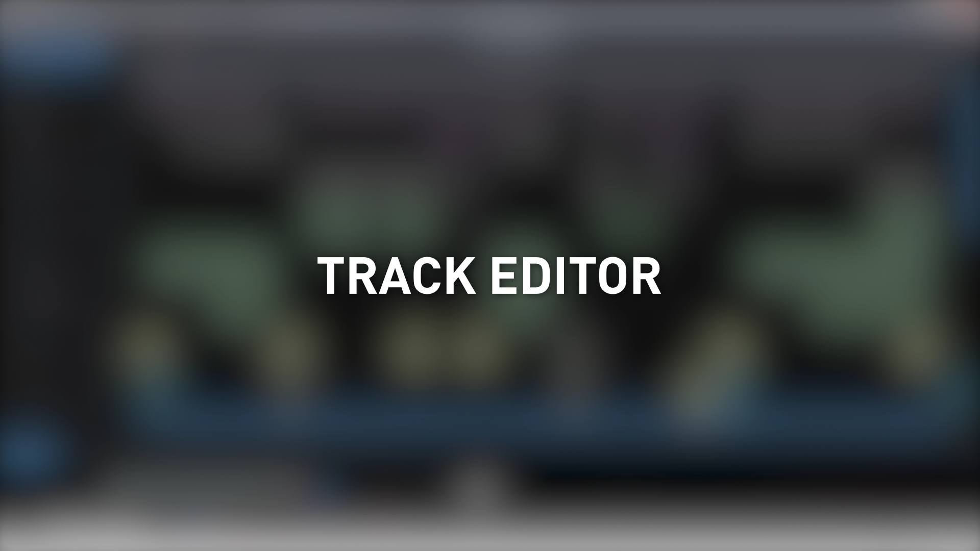 Track editor