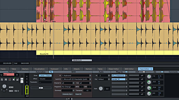 Manter a orientação com o Track Editor que pode ser ancorado