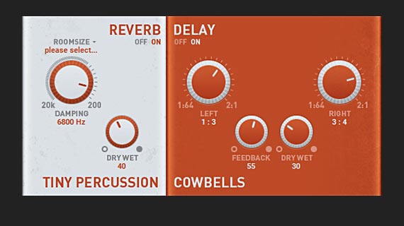 Tiny Percussion Cowbells