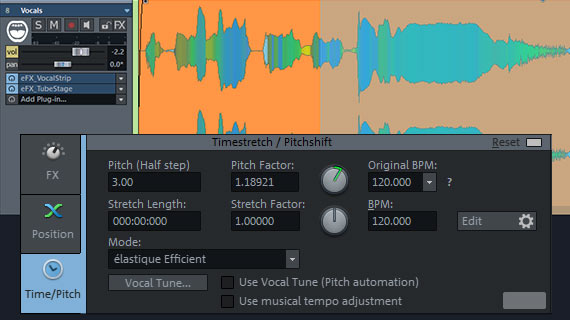 Pitch shifting & Time stretching