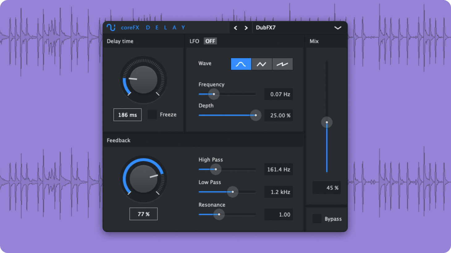 coreFX Delay