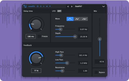 coreFX Delay