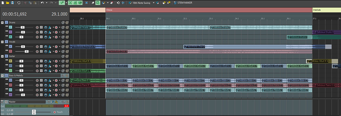 おもちゃ・ホビー・グッズVEGAS ACID Pro 10 suite楽器/器材