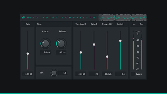 coreFX 2 Point Compressor