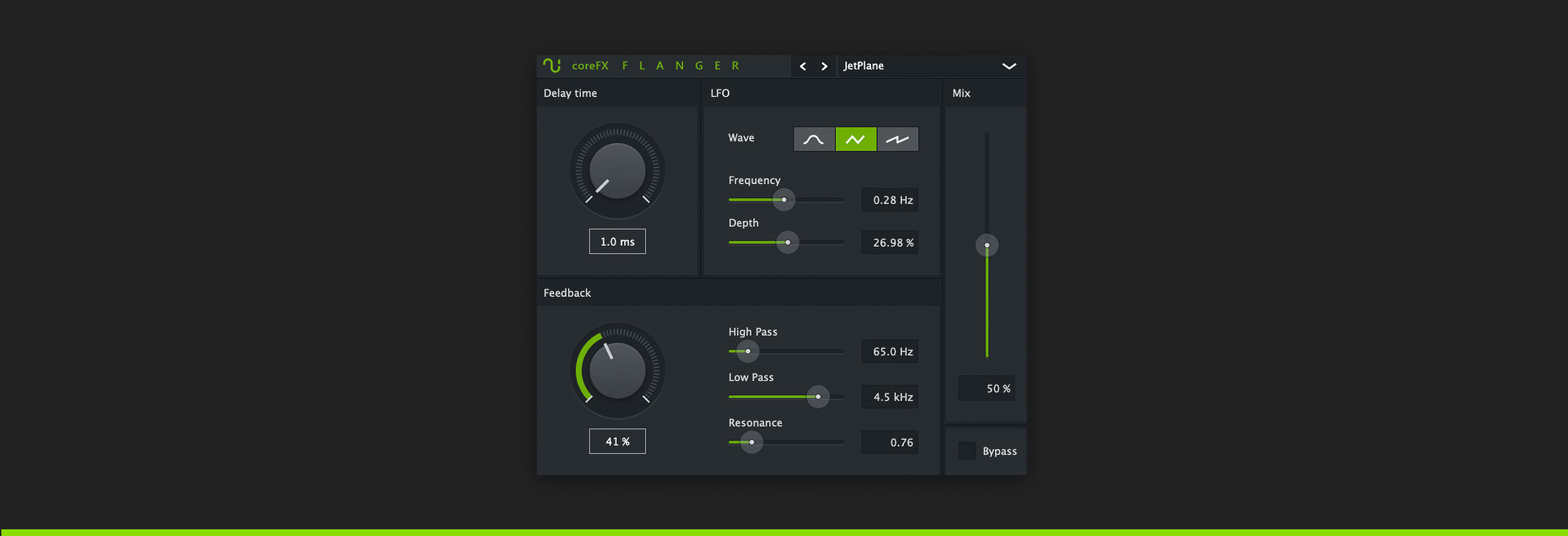 coreFX Flanger