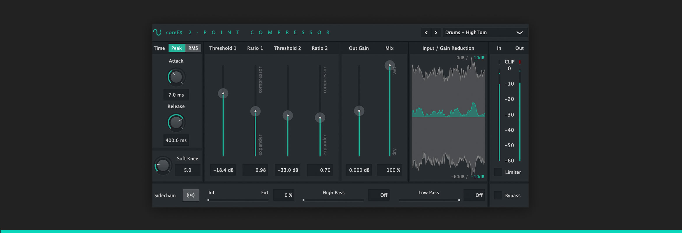 coreFX 2 Point Compressor