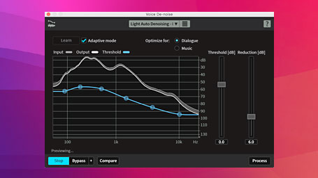 Voice De-noise for fine tuning vocals Voice De-noise for fine tuning vocals