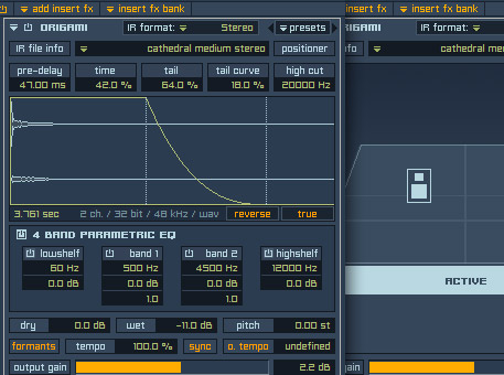 Origami reverb Origami reverb