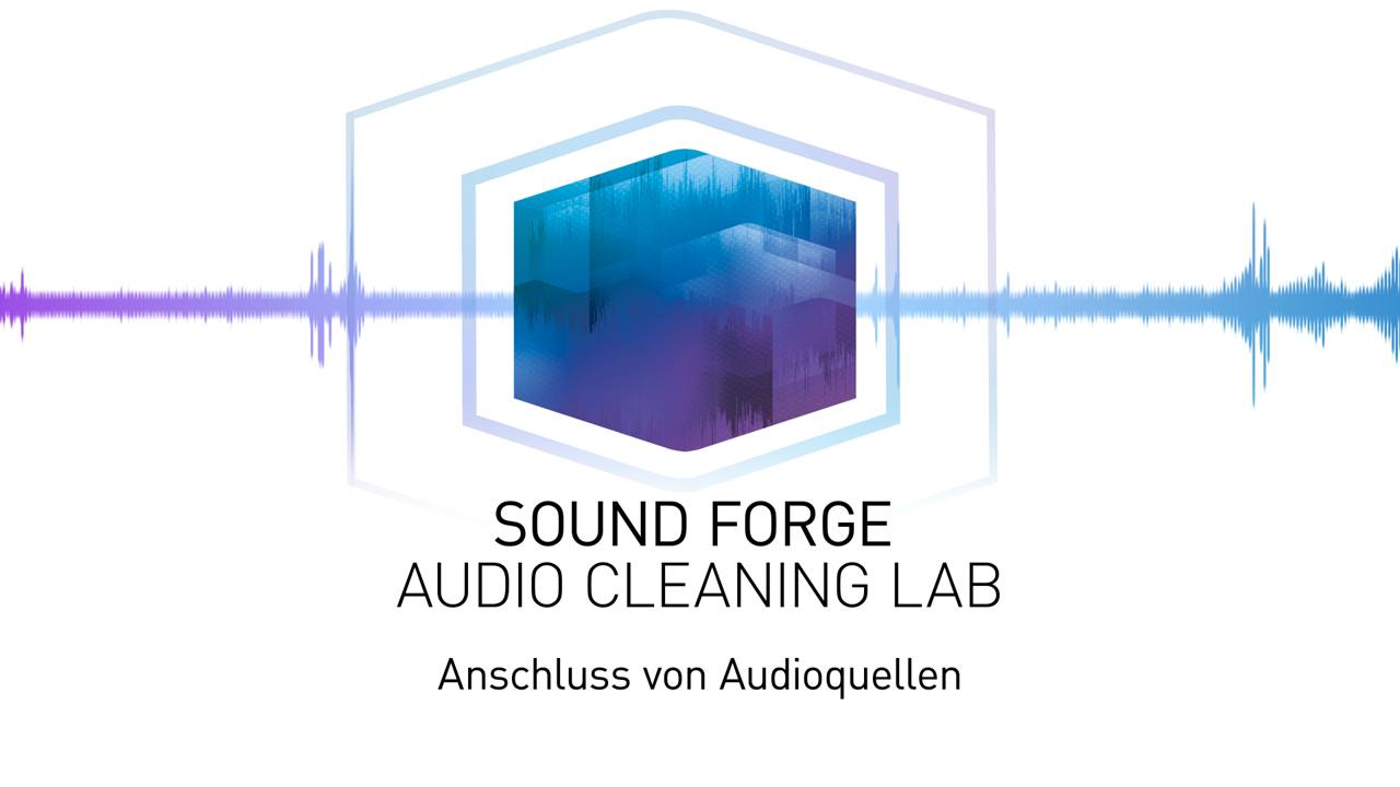 Anschluss von Audioquellen