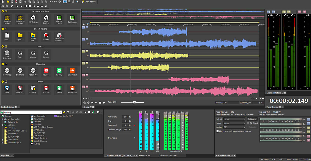 Visualizzazione live dell'onda & monitoraggio in tempo reale