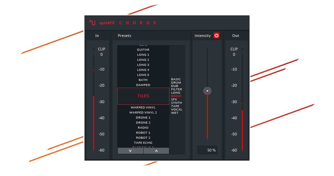 Effets quickFX