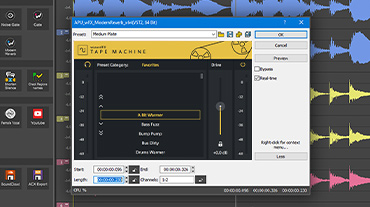 Advanced editing for effects plug-ins