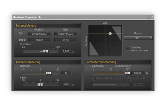 Algorithme Zplane élastique time stretching Algorithme Zplane élastique time stretching