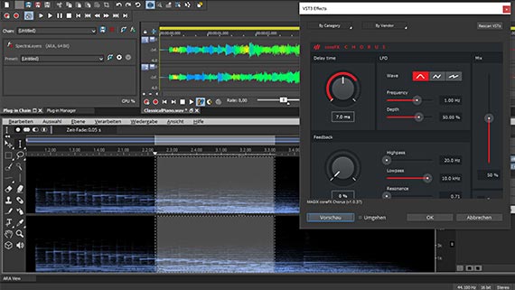 Apply VST 3 effects Apply VST 3 effects