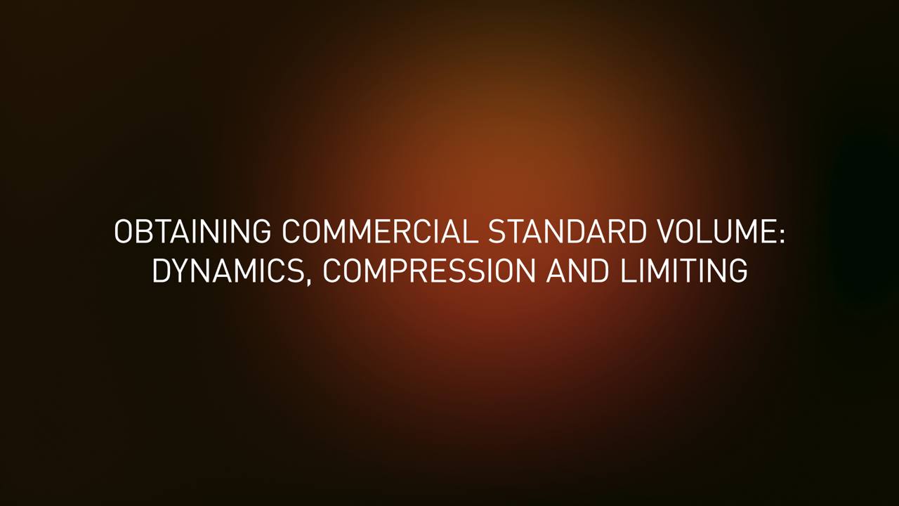 Obtaining commercial standard volume