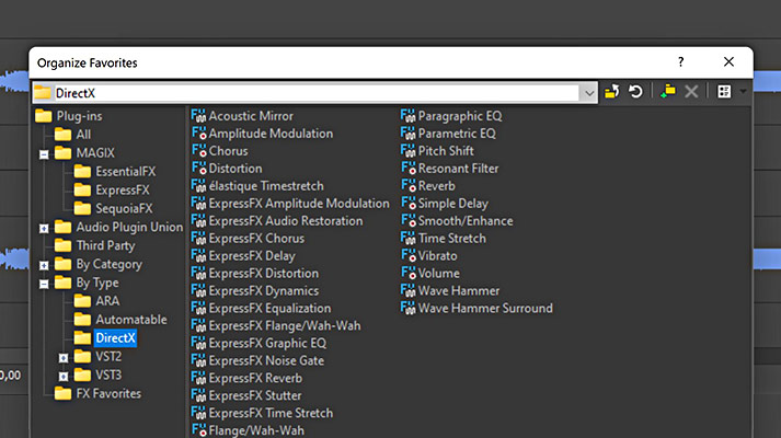 Expanded Plug-in manager Expanded Plug-in manager