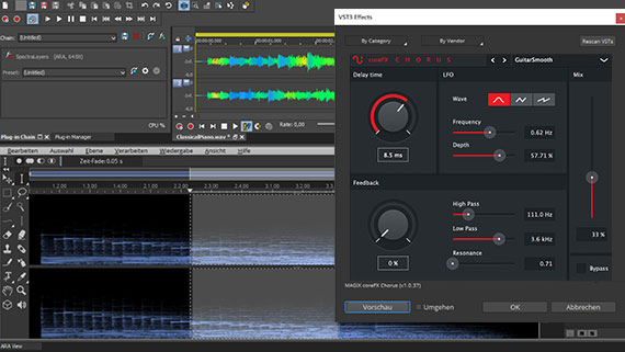 Application des effets VST 3 Application des effets VST 3