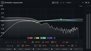 Shape your own unique sound with dynamicEQ Shape your own unique sound with dynamicEQ