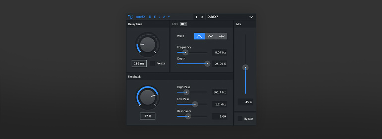 coreFX Delay