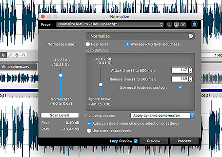 Automatic Loudness Leveling capabilities