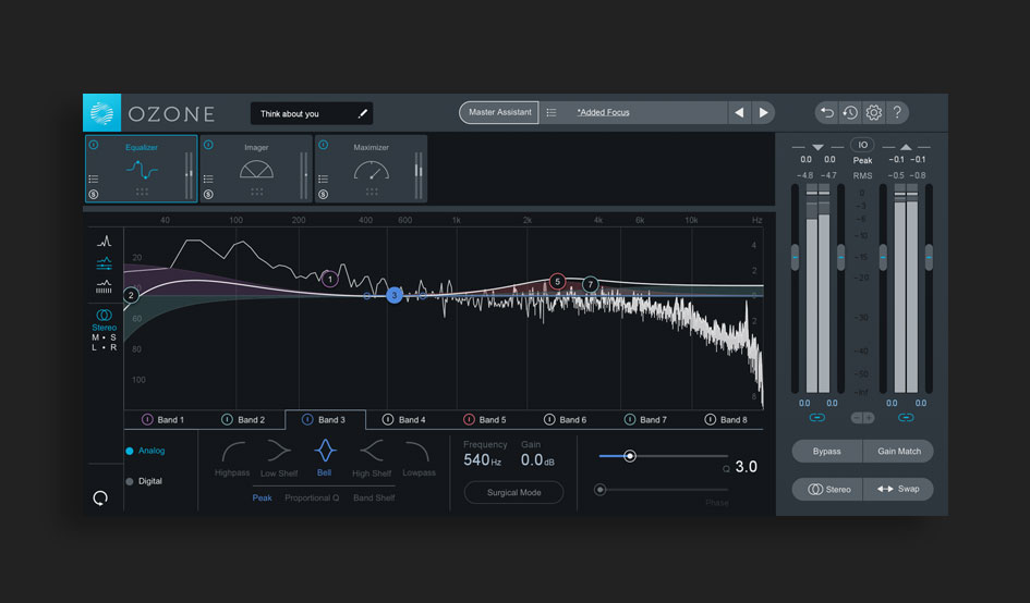 iZotope Ozone-elementen