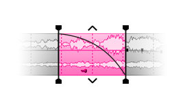 NEW! Control fade curve shape with vertical mouse movements NEW! Control fade curve shape with vertical mouse movements