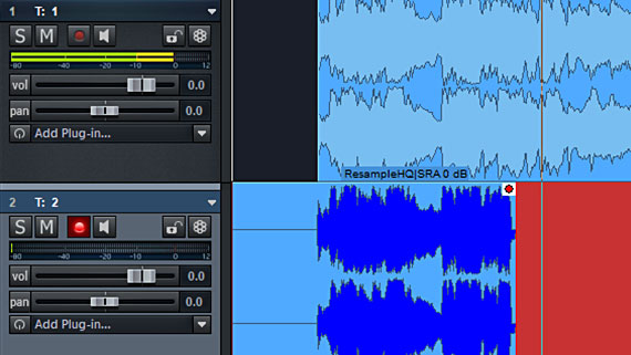 samplitude pro x2 sample time stretch loops