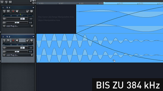 NEU! Mit der besten Resampling-Engine in Echtzeit höchste Qualität erreichen NEU! Mit der besten Resampling-Engine in Echtzeit höchste Qualität erreichen