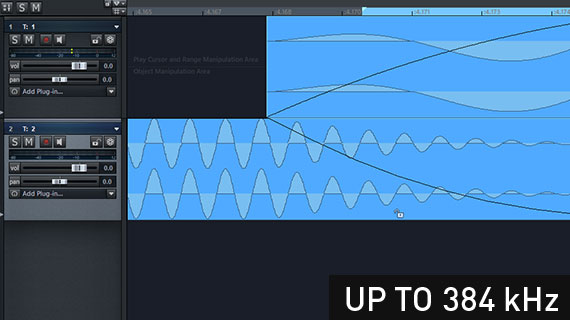 NEW! Achieve the highest quality with the best resampling engine NEW! Achieve the highest quality with the best resampling engine