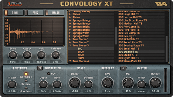 Réverbes légendaires avec Convology XT Complete